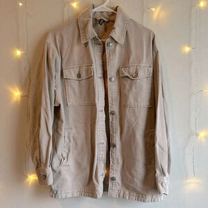 H&M Divided Khaki Shirt Jacket​​​